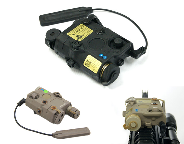 AN/PEQ-15 Green Laser White LED Flashlight Torch IR illuminator